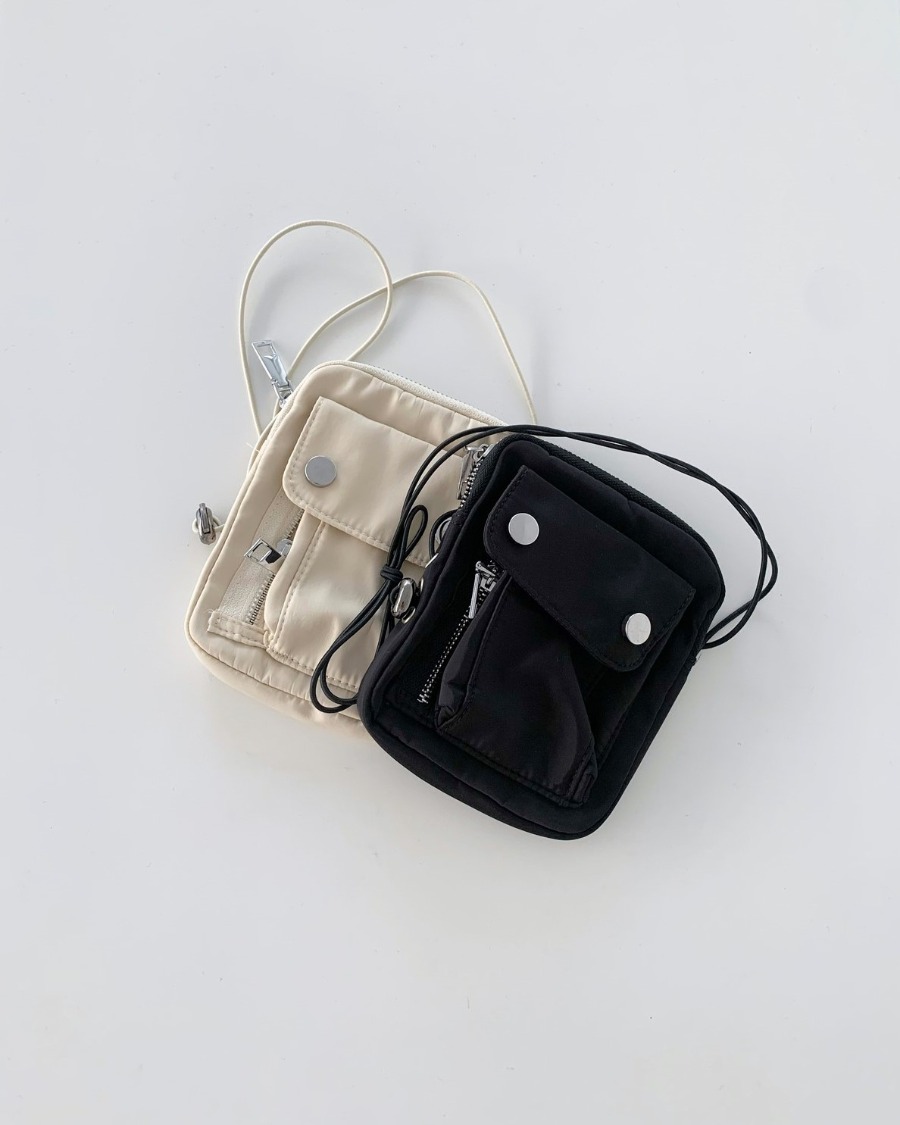 mini pocket cross bag (2color)