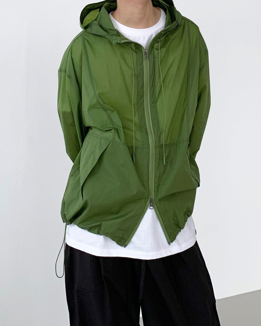 nylon hoody jacket (3color)
