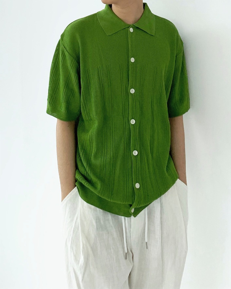 summer collar half cardigan (3color)