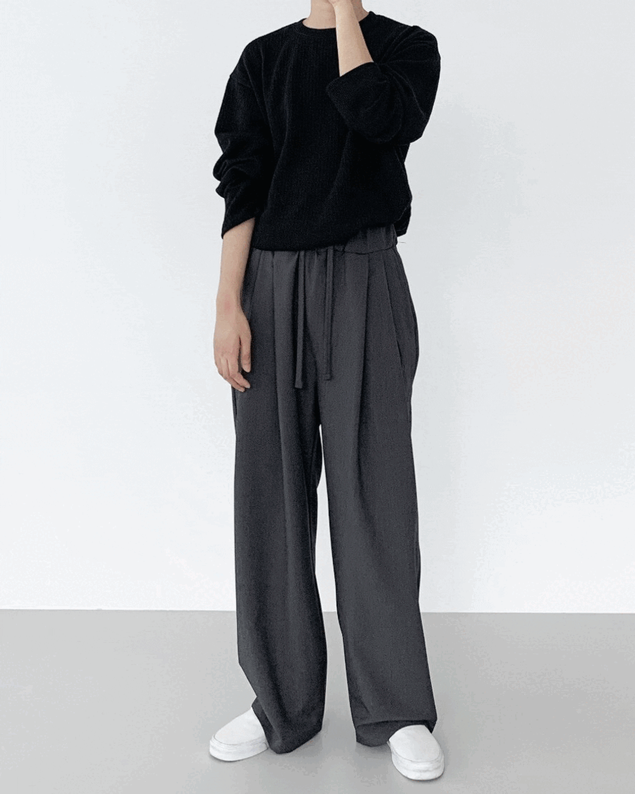cell banding wide pants (3color) (주문폭주) (당일출고 가능)